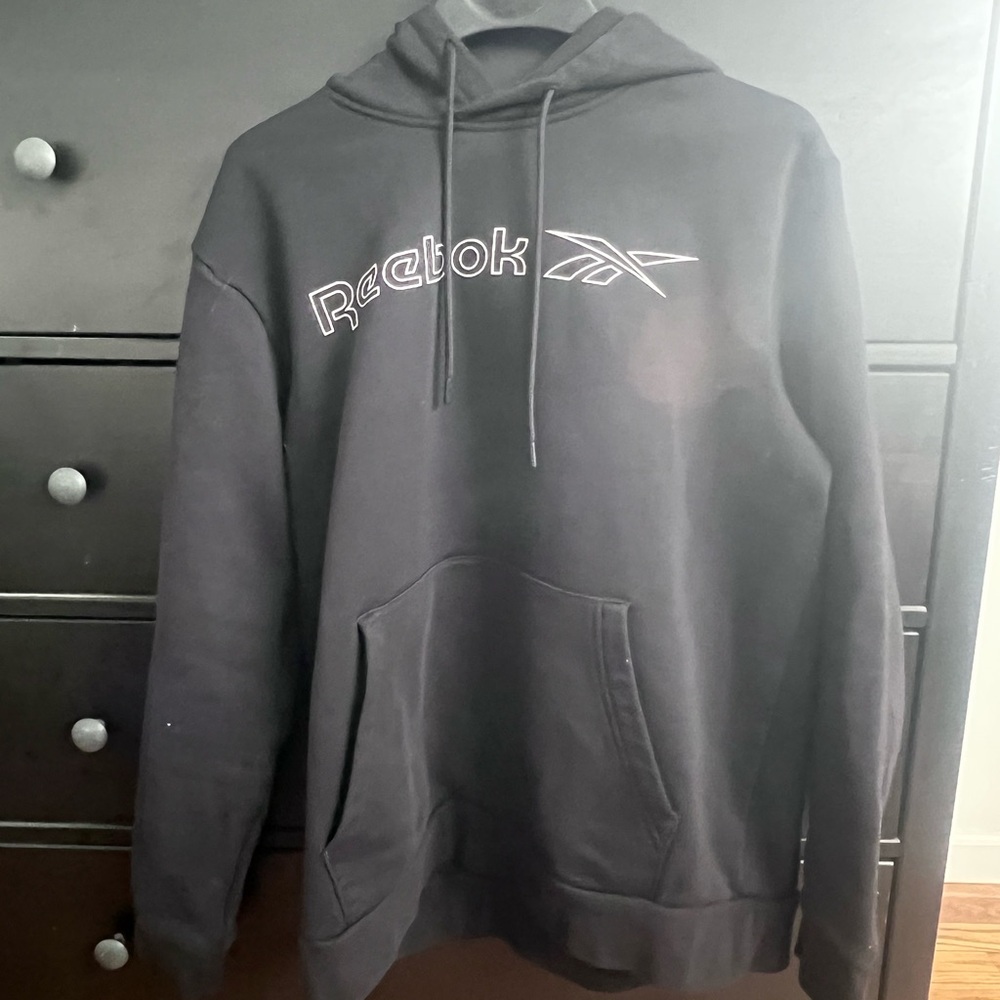 Reebok Men's Black Pullover Hoodie